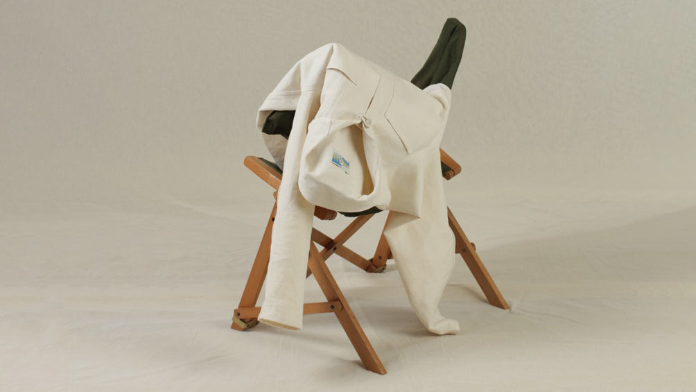 Classic french sailor smock on a vintage chair